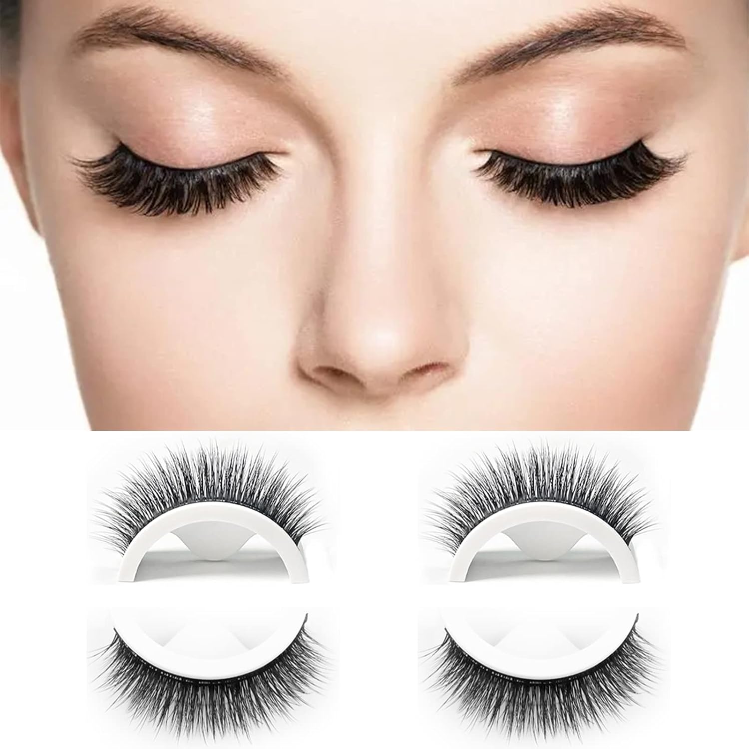 Magnetic Eyelashes for Natural Appearance – Easy Application, No Adhesive