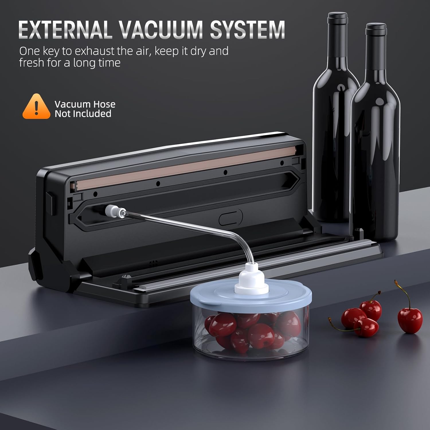 Food Vacuum Sealer with Integrated Cutter – Reduce Food Waste