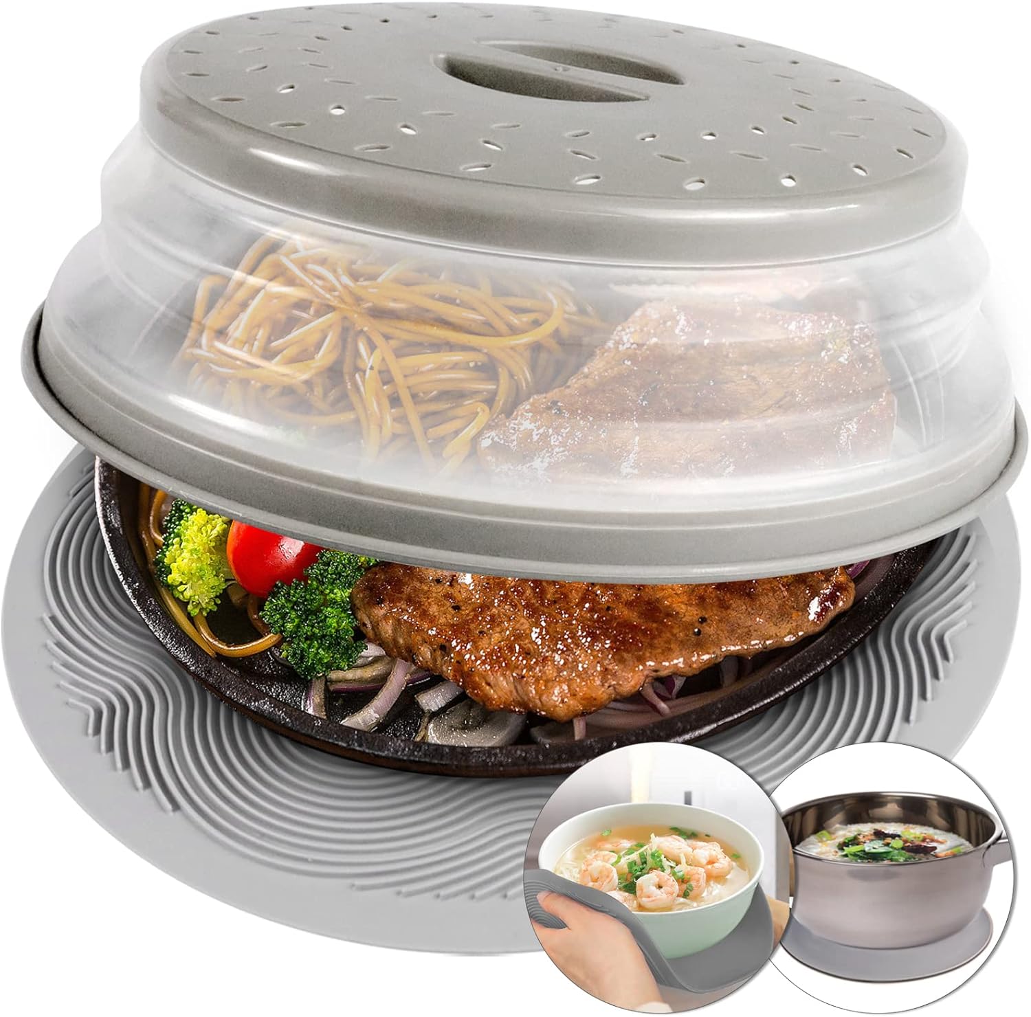 Food Cover and Microwave Safe Place Mat