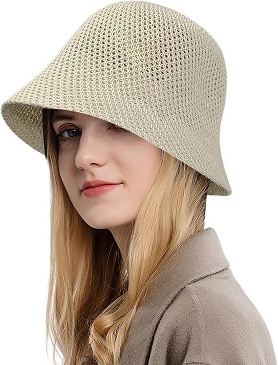Women’s Sun Hat | Breathable Perforated Conical Design | Foldable & Lightweight | UV Protection for Outdoor Use