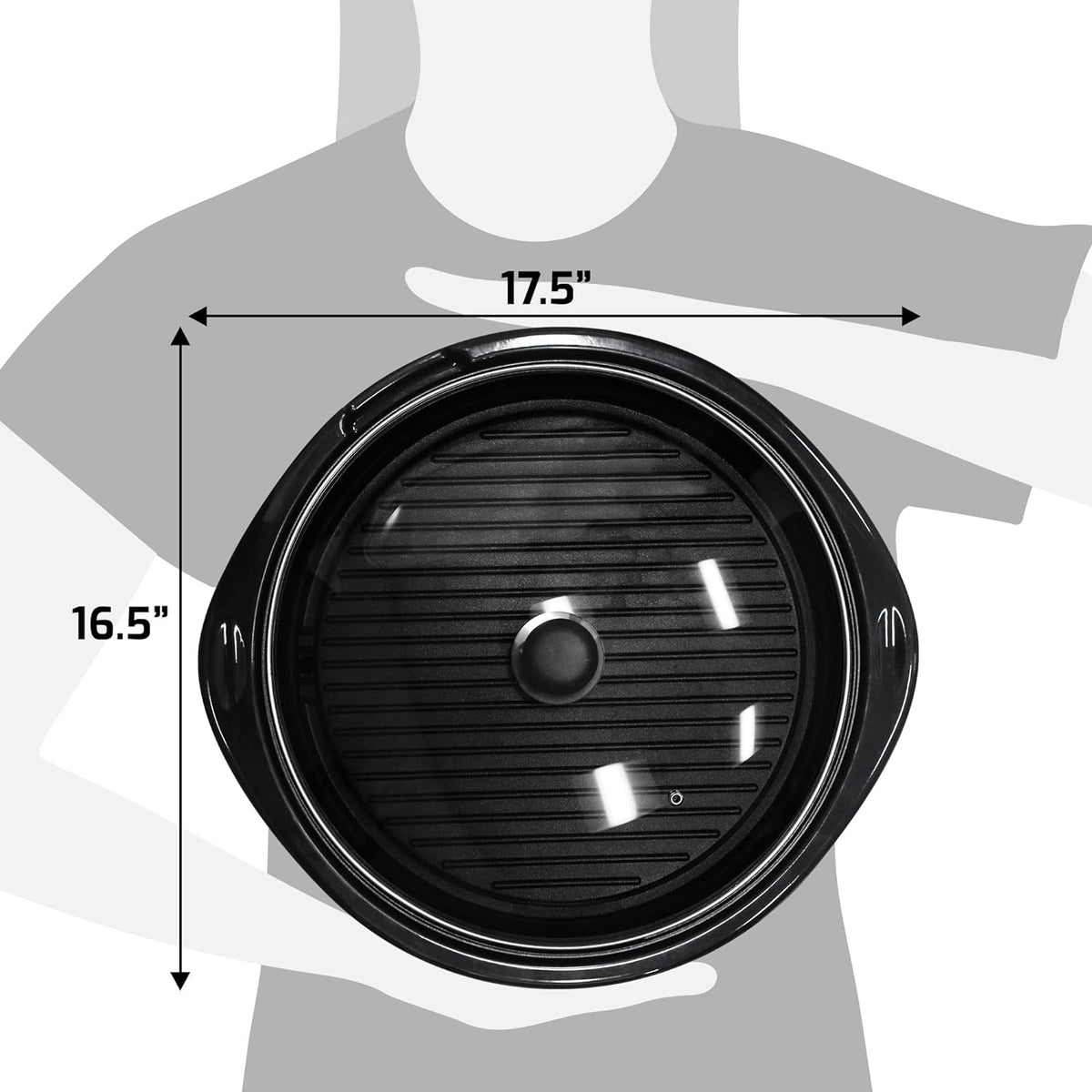 Nonstick Electric Tabletop Grill – Smokeless Cooking Solution