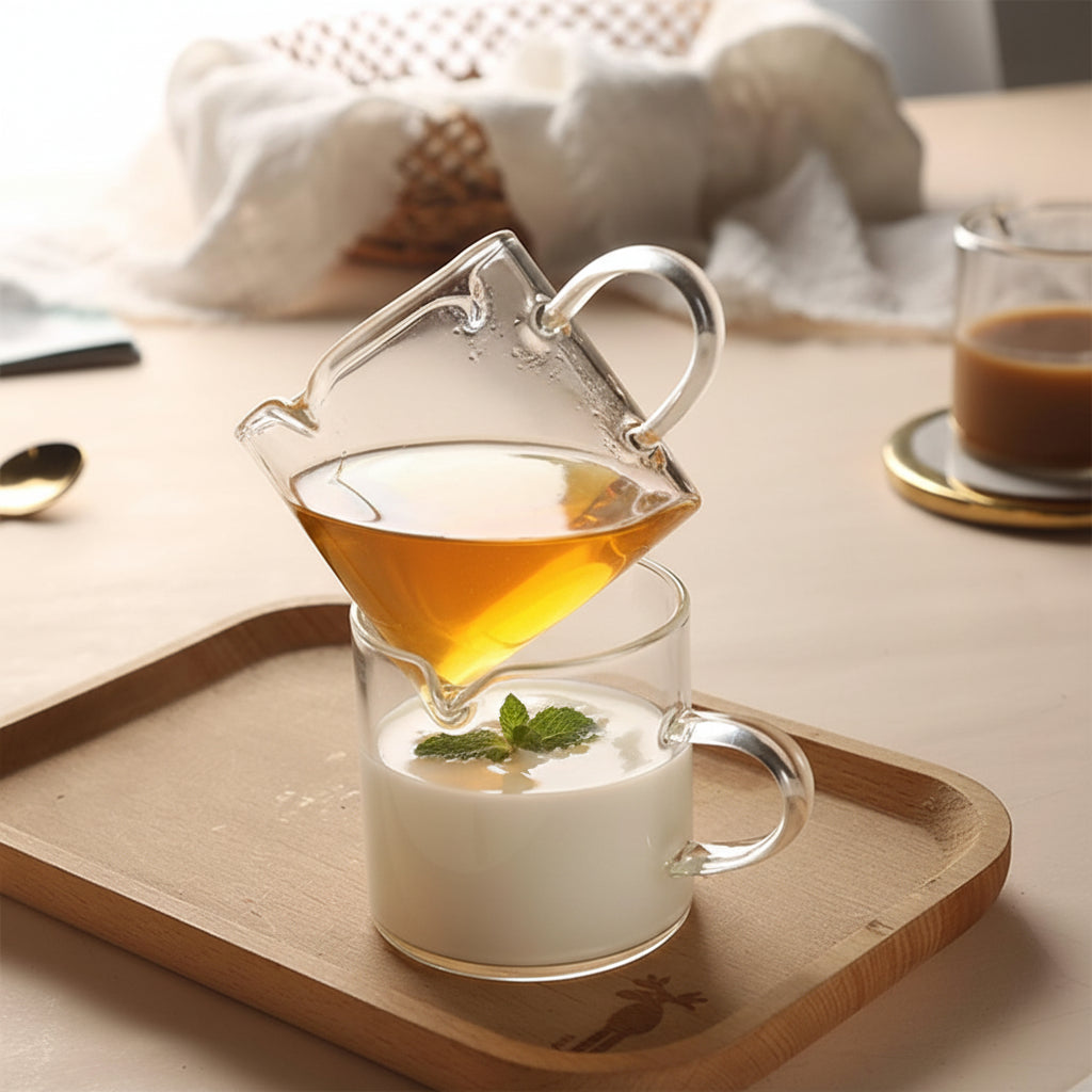 Precision Pour Glass Cups for Perfect Espresso Shots