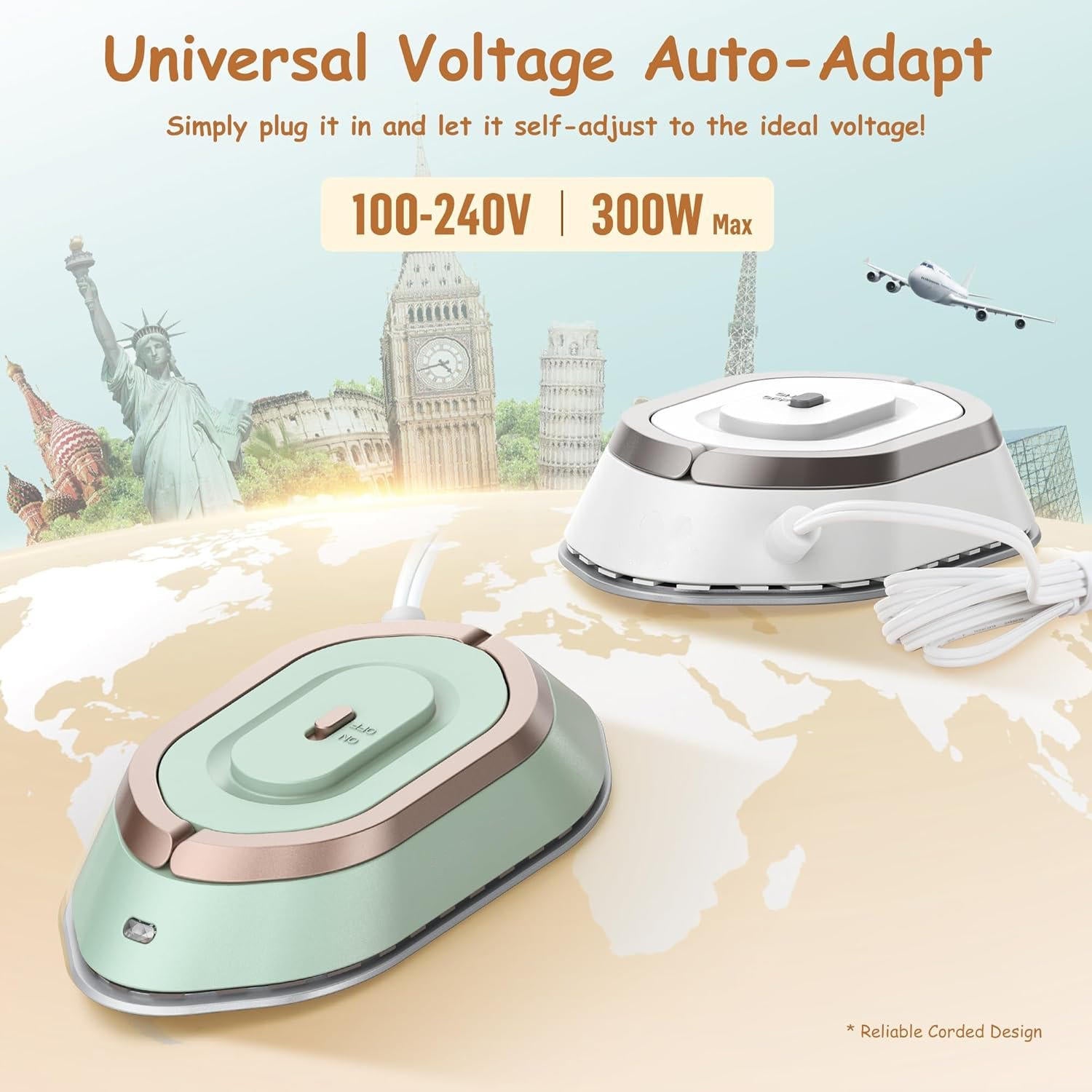 Compact Iron for Travel Use