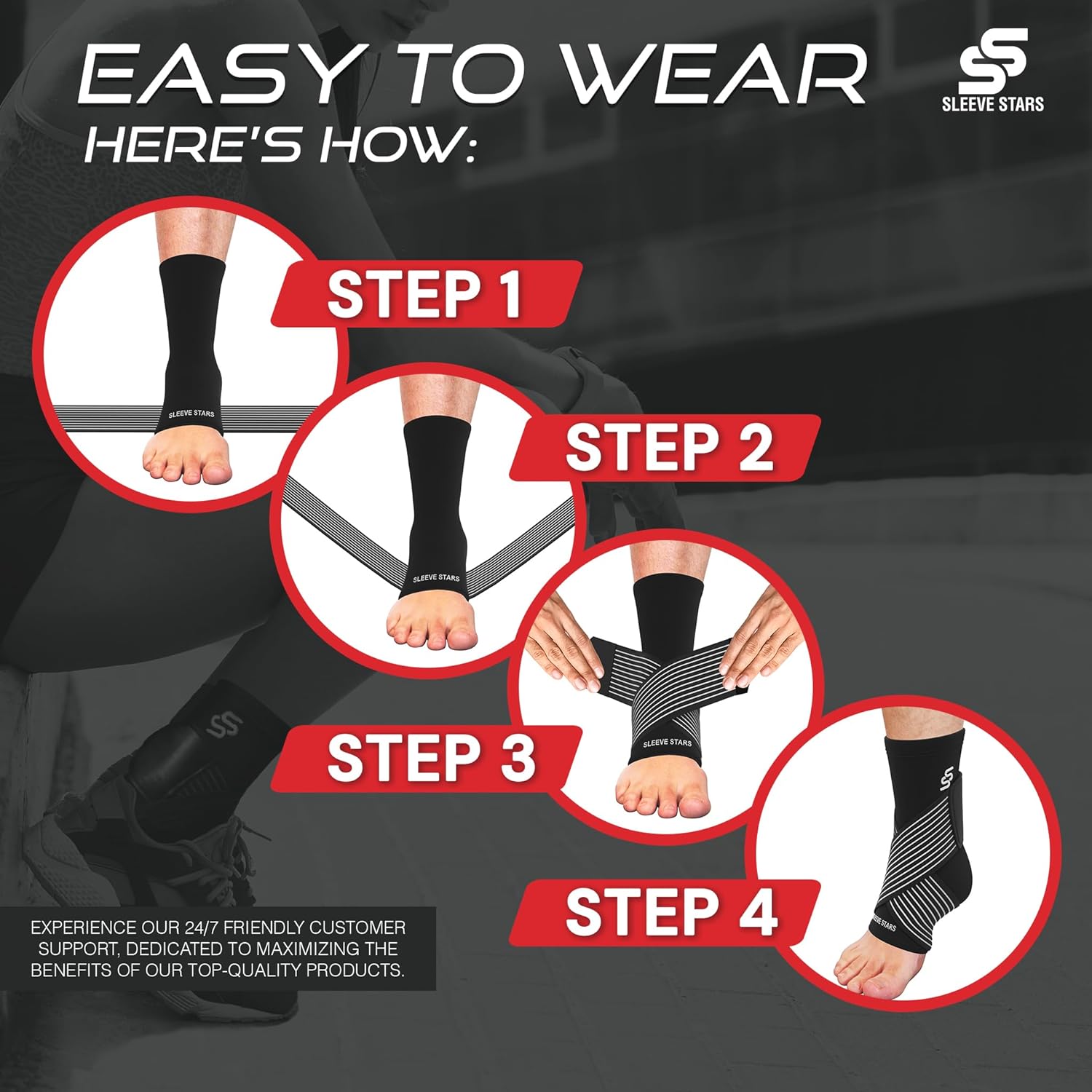 Supportive Brace for Ankle Stability
