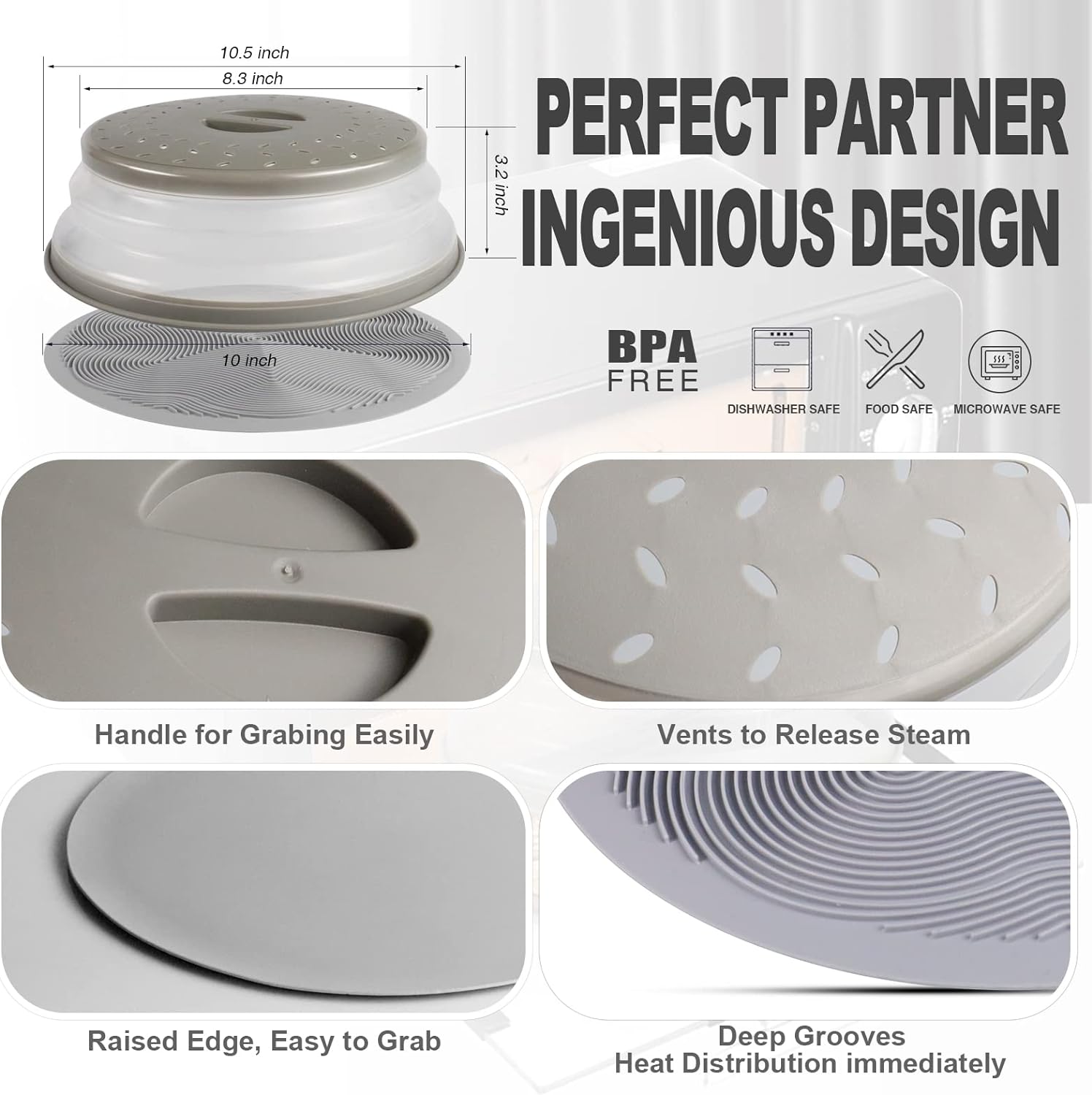 Food Cover and Microwave Safe Place Mat