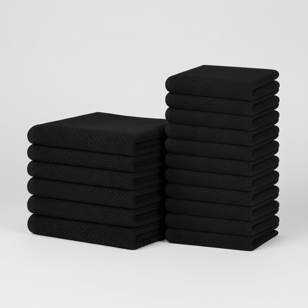 Premium Cotton Kitchen Cloths Set – Highly Absorbent Waffle Texture