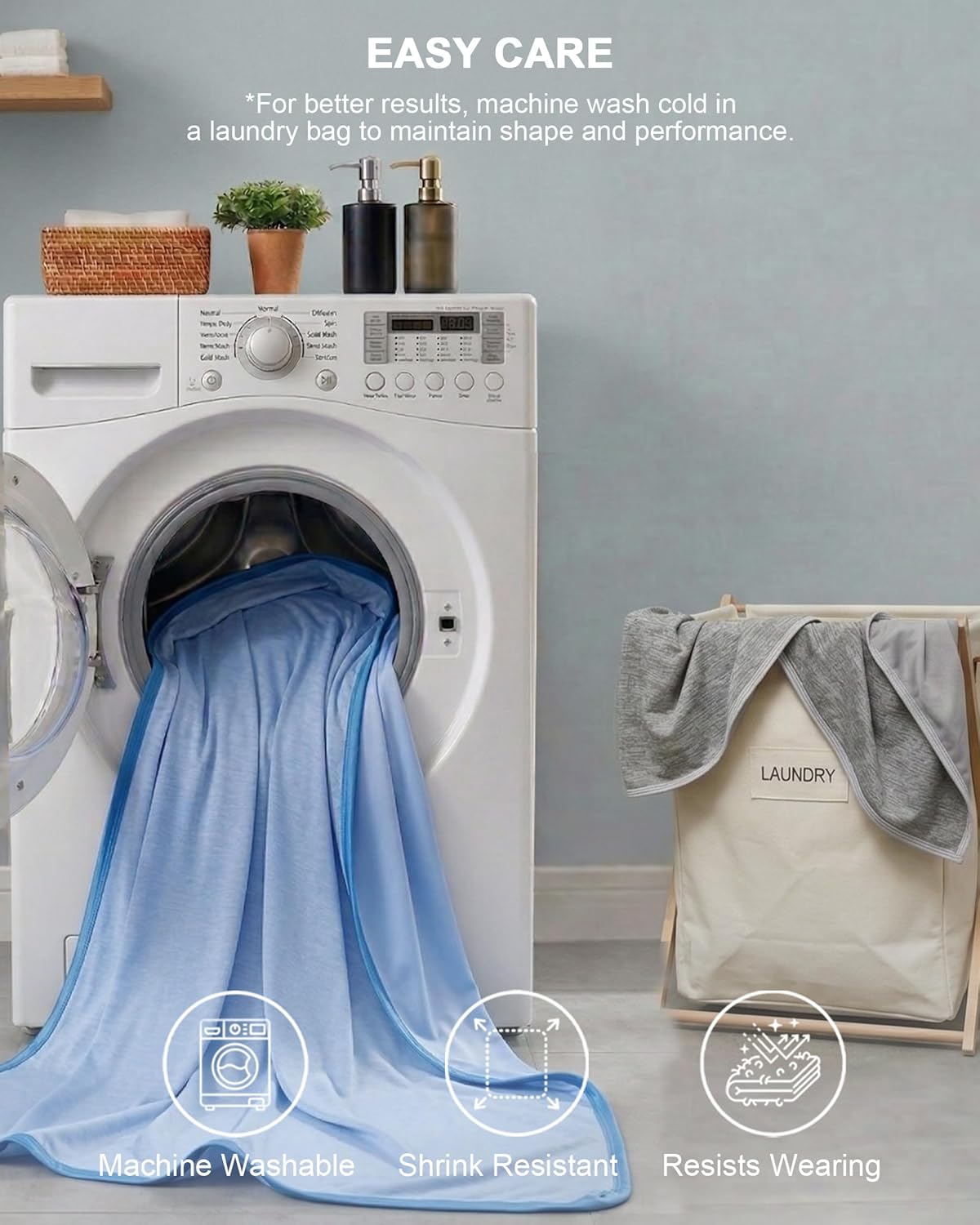 Lightweight Cooling Blanket for Hot Sleepers | Breathable Q-Max > 0.4