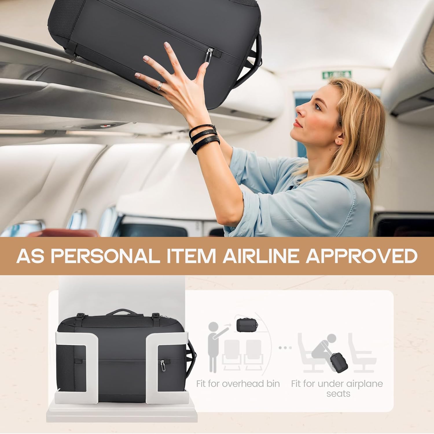 40L Versatile Waterproof Travel Backpack with USB Charging