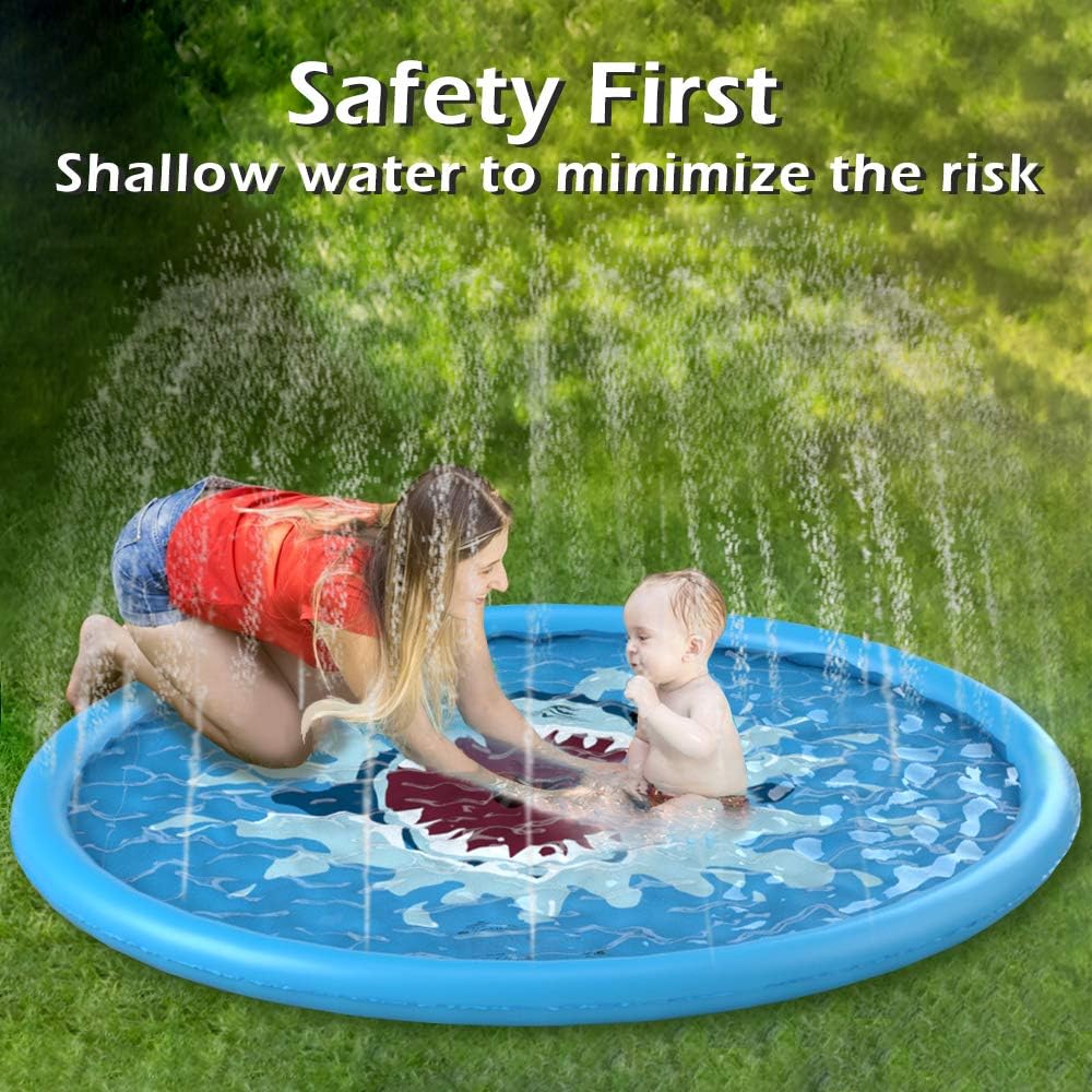 Kids' Sprinkler Splash Pad for Outdoor Fun