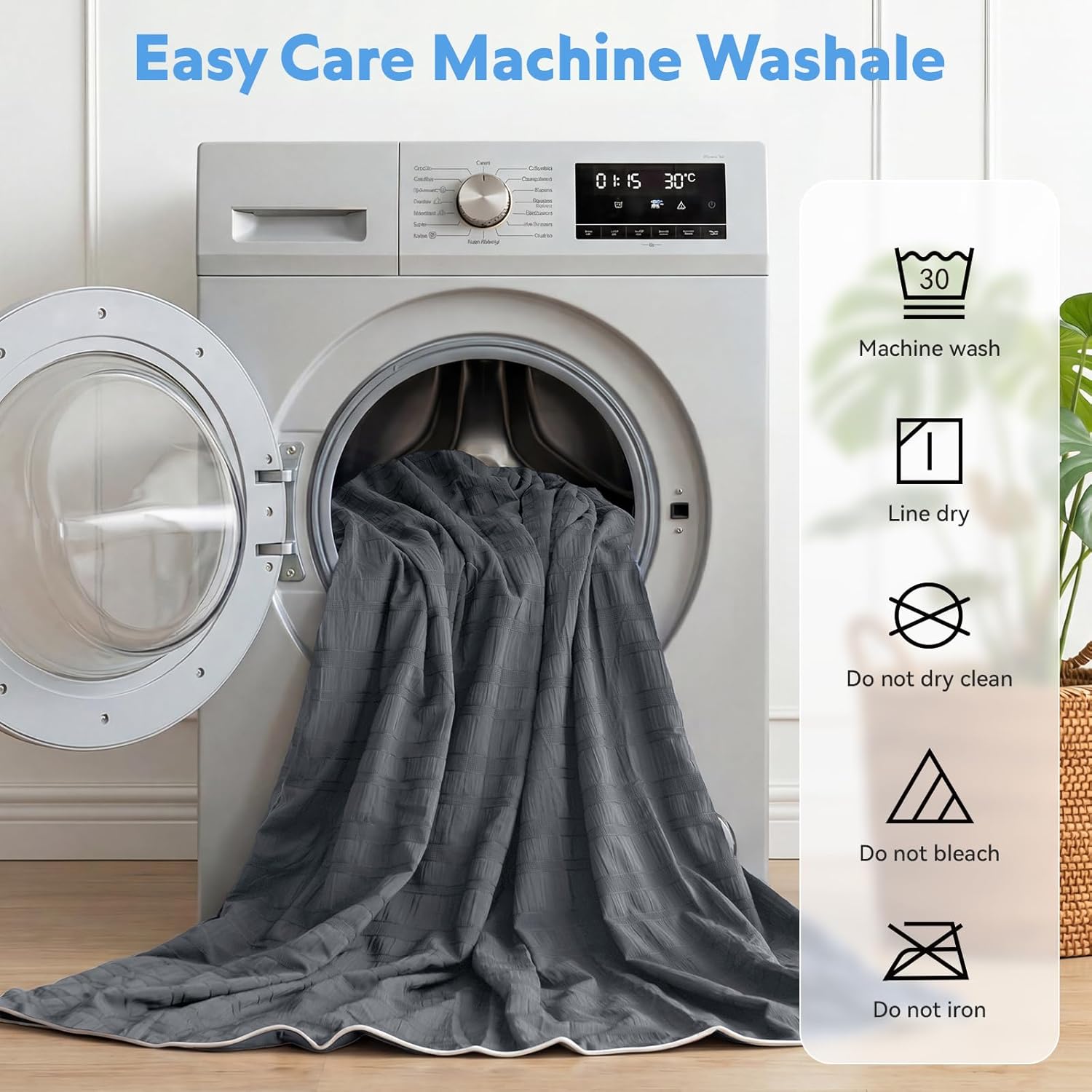 Lightweight Cooling Blanket with Dual-Sided Design for Warm Sleepers