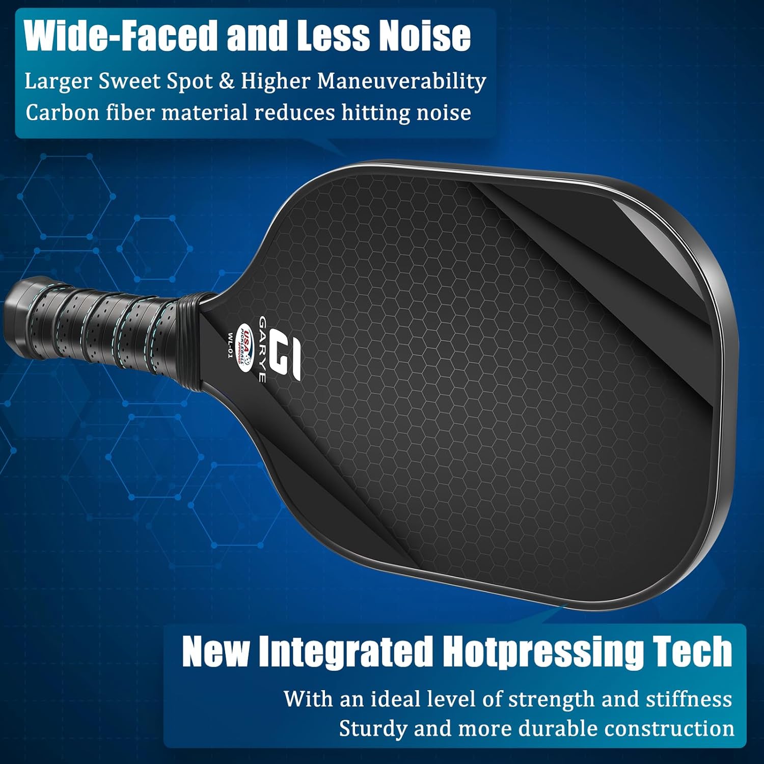 Premium Pickleball Paddle Set with Enhanced Grip and Performance