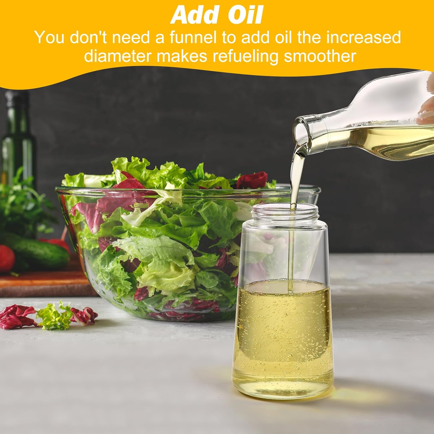 Dual-Function Oil Sprayer and Dispenser Set