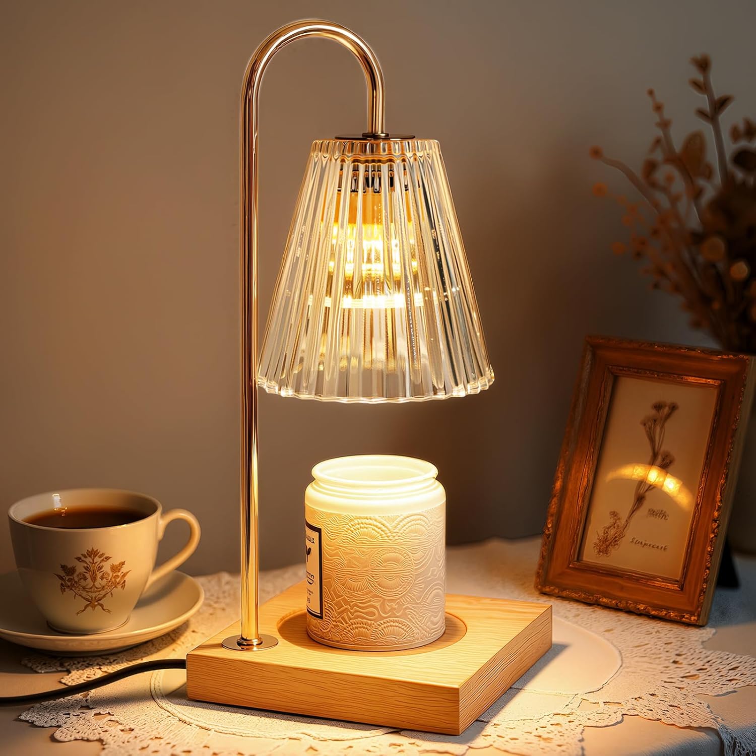 Tabletop Electric Candle Warmer with Adjustable Features