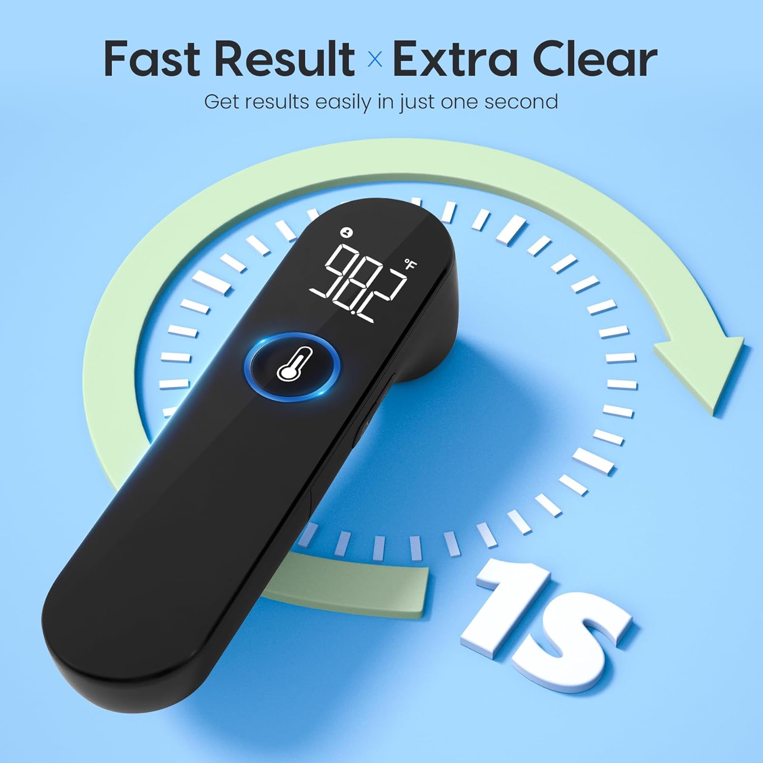 Forehead Thermometer with No-Touch Technology