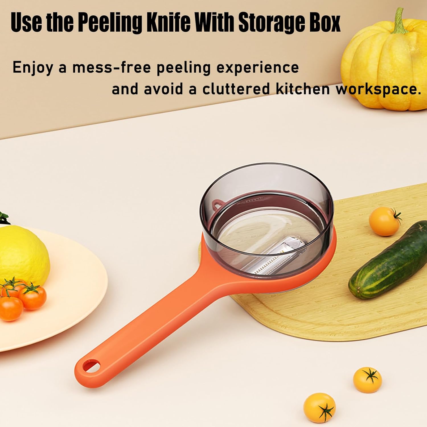 Effortless Fruit and Vegetable Peeler with Dual Blades