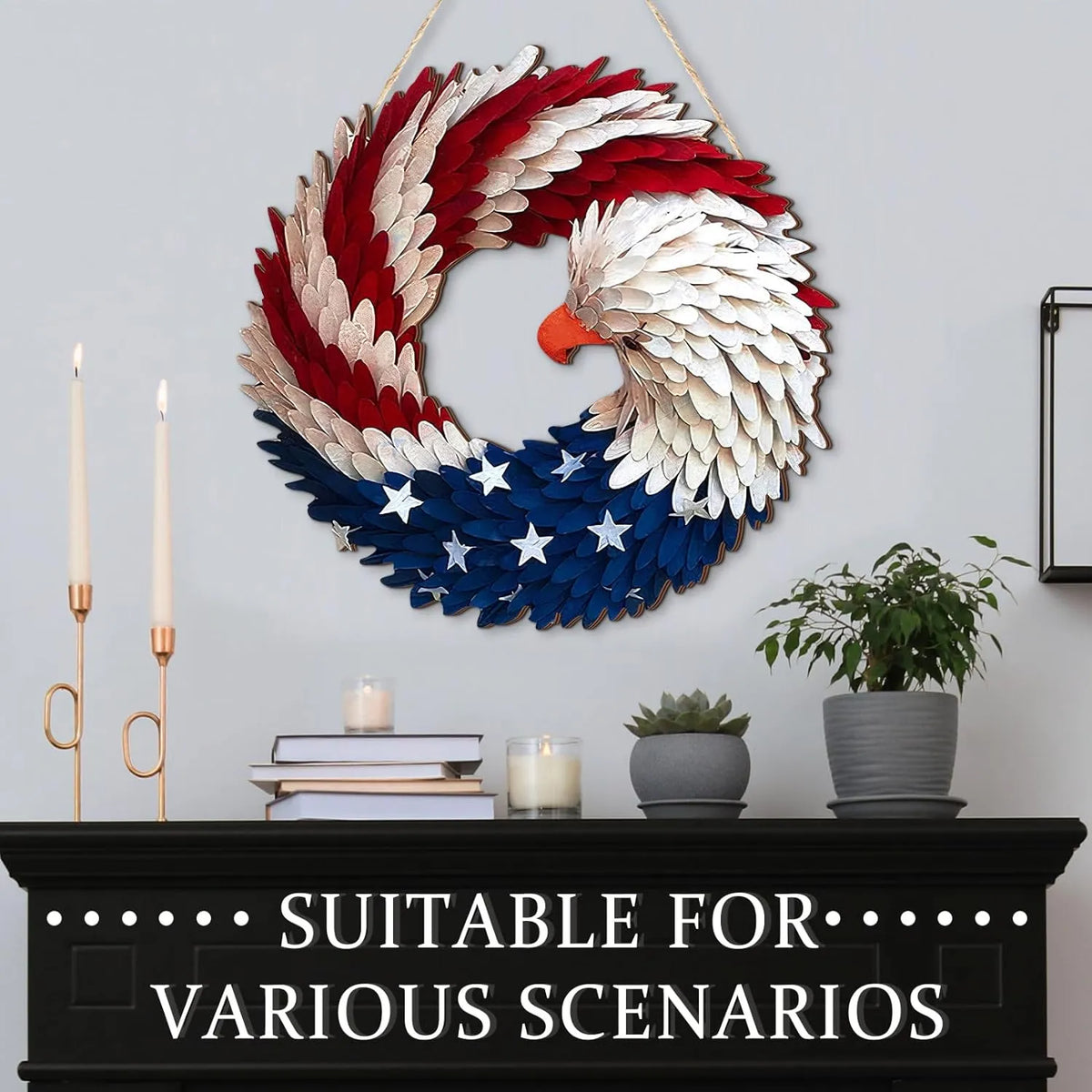 Easter and Independence Day Wreath Decorations