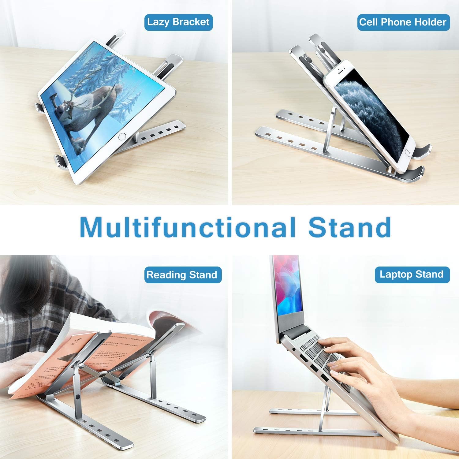Portable Laptop Holder – Foldable Design for Easy Storage