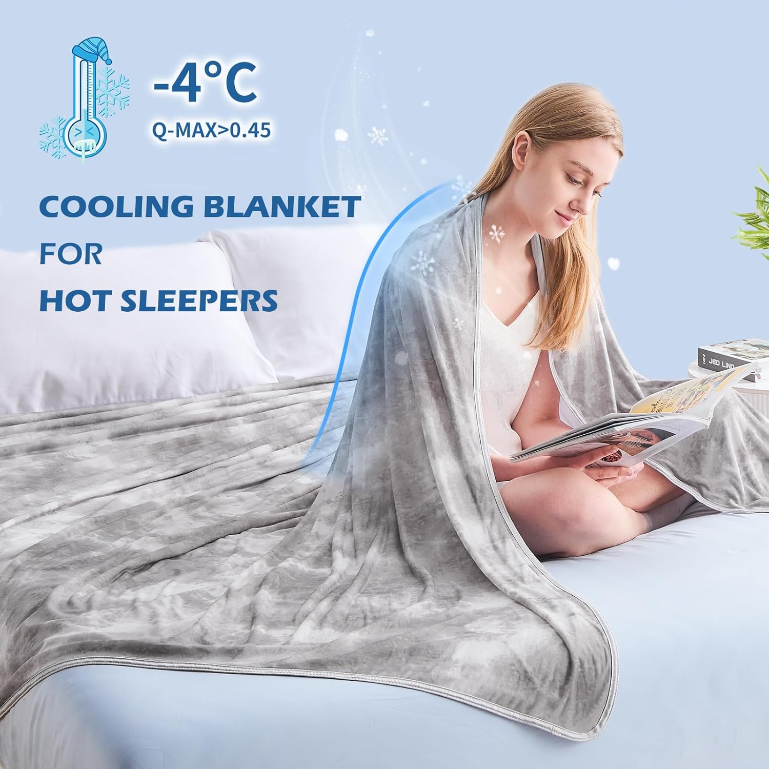 Cooling Blanket with Arc-Chill Technology – Lightweight and Breathable for Warm Sleepers