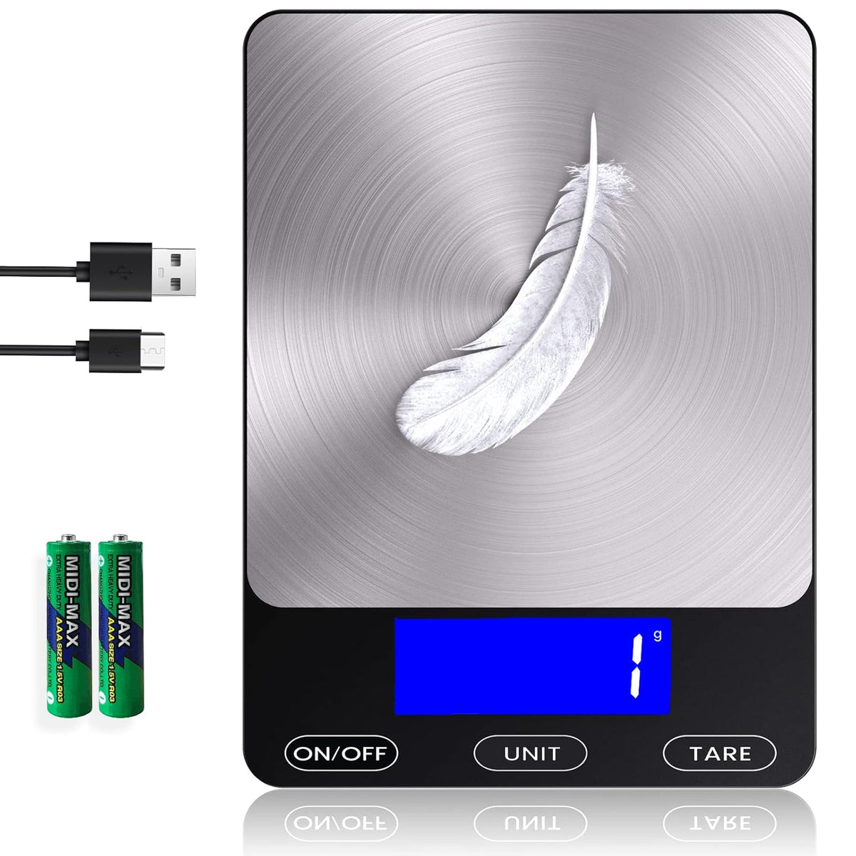 LCD Display Kitchen Scale – Weighs up to 15 kg