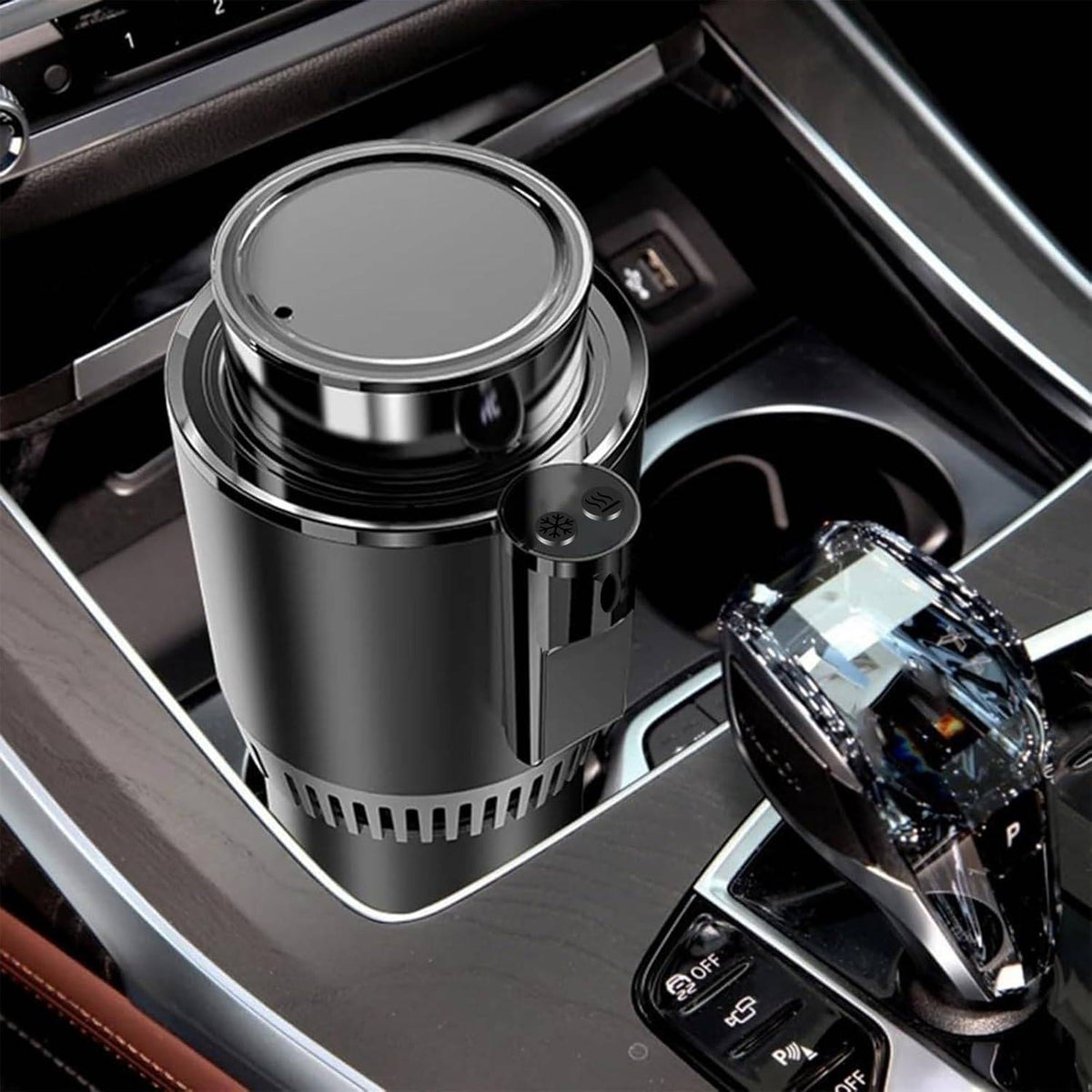 Car Cup Holder with Smart Cold and Warm Functionality