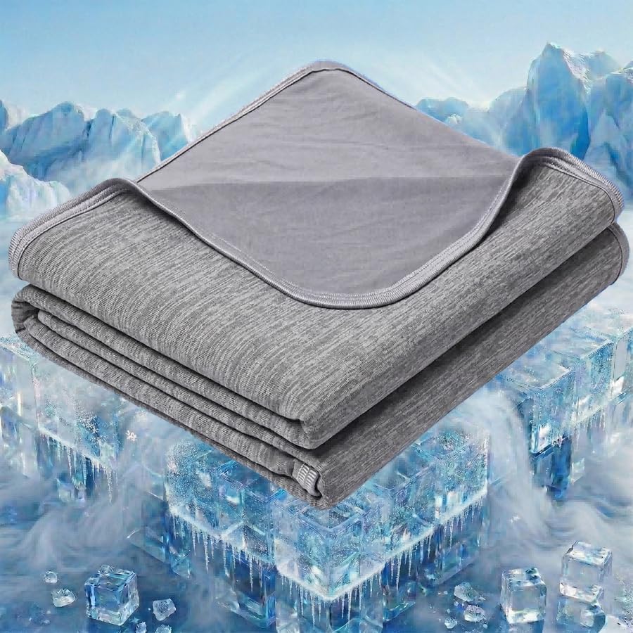 Lightweight Cooling Blanket for Hot Sleepers | Breathable Q-Max > 0.4