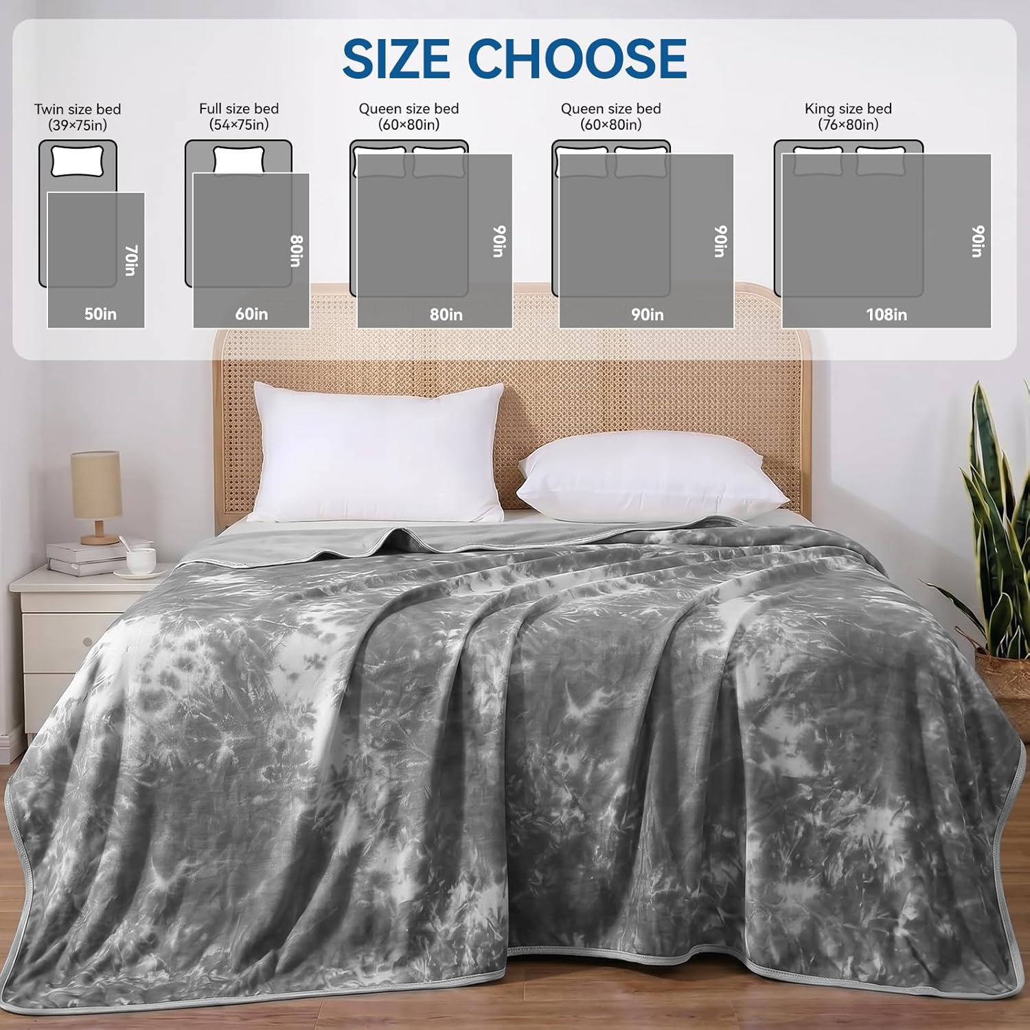 Cooling Throw Blanket for Hot Sleepers – Lightweight Summer Comfort