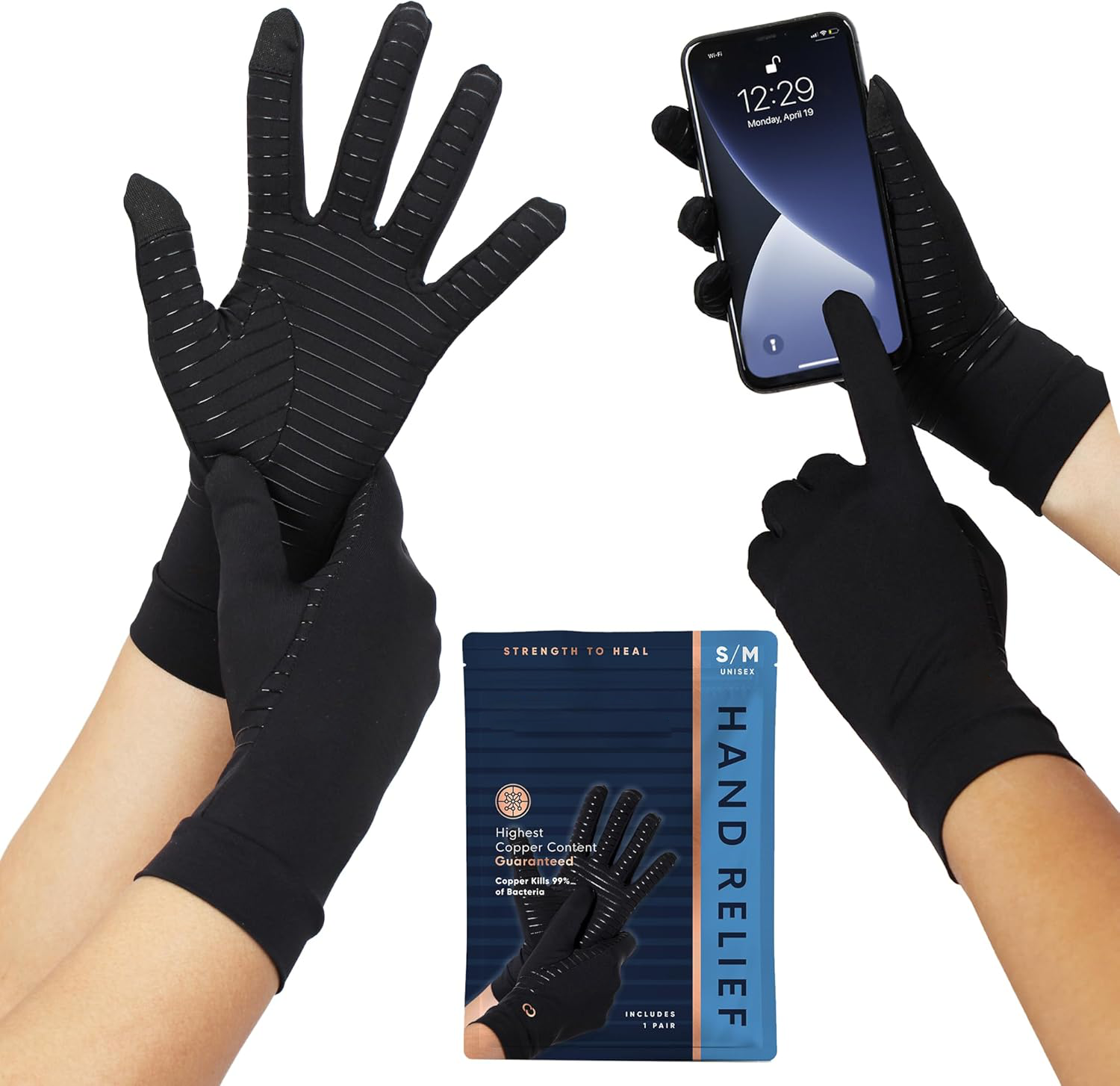 ComfortFit Relief Gloves for Hand Pain Management