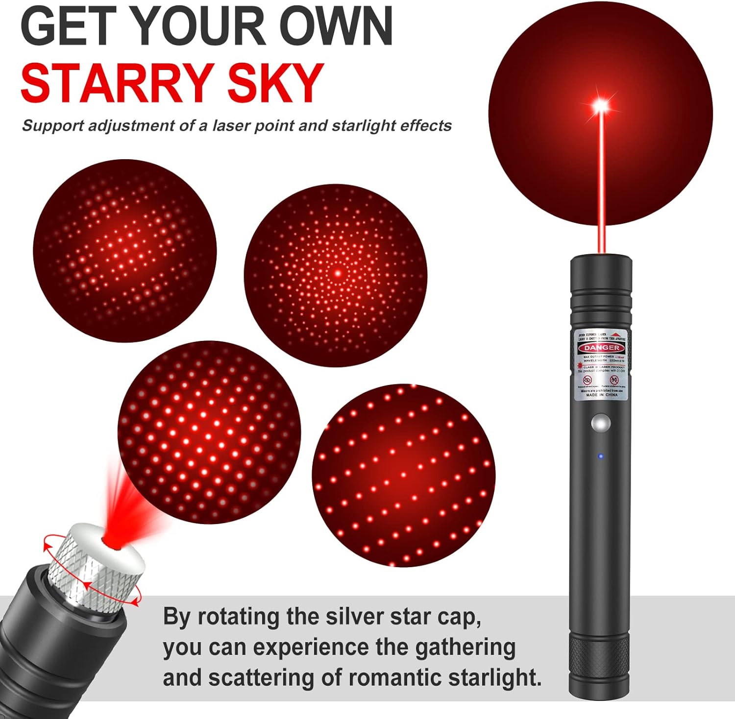 High-Power Green Laser Pointer for Extended Range