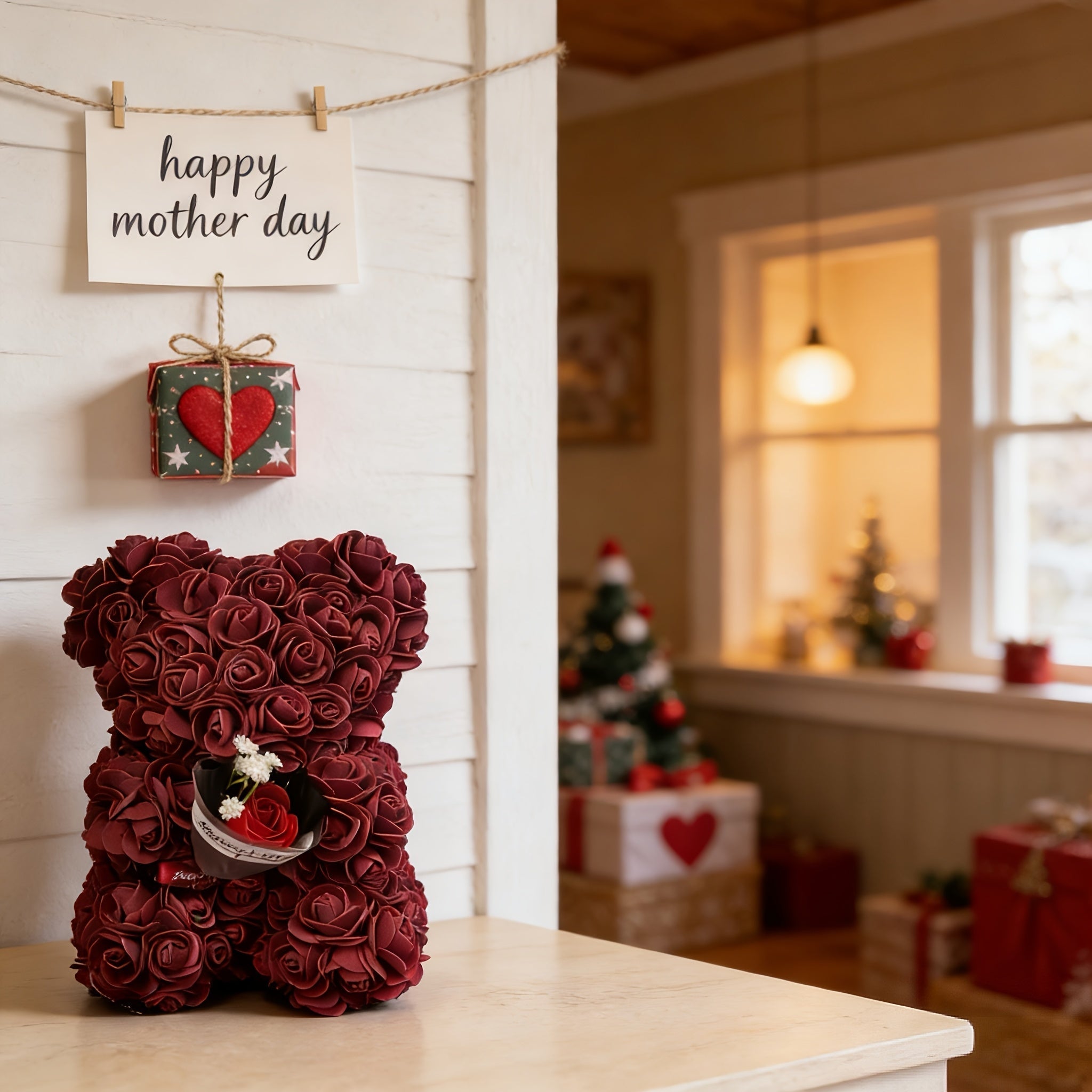 Charming Floral Teddy Bear Keepsake for Every Occasion