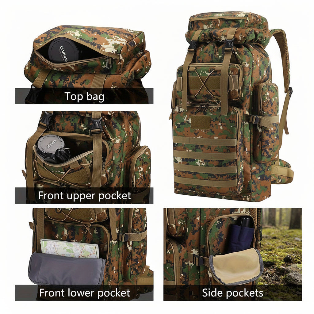 Spacious Adventure Backpack for Outdoor Enthusiasts