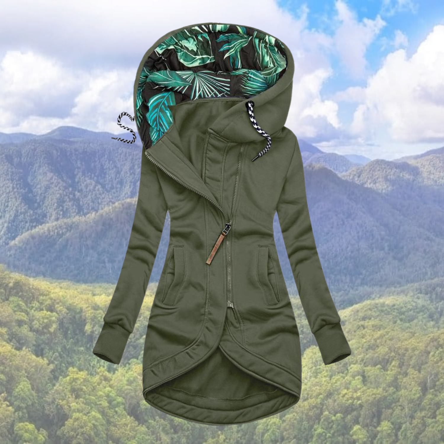 Women’s Winter Coat | Hooded Longline Parka | Durable Fabric | Comfortable Fit