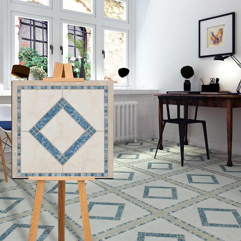 Square Scratch Resistant Plastic floor Water Resistant Floor Tile Light Khaki Clearhalo 'Flooring 'Home Improvement' 'home_improvement' 'home_improvement_vinyl_flooring' 'Vinyl Flooring' 'vinyl_flooring' Walls and Ceiling' 7398194