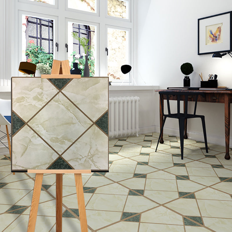 Taavita Water Resistant Plastic Floor Tile - Scratch Resistant Vinyl Flooring