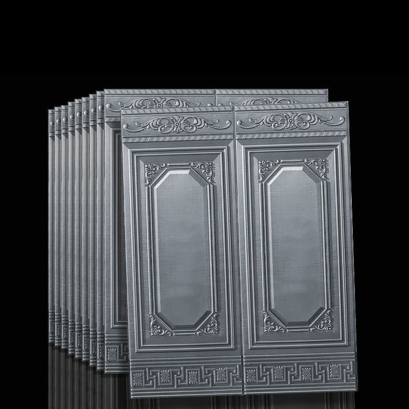 Contemporary Waterproof 3D Wainscoting Peel and Stick Indoor Wallboard Clearhalo 'Flooring 'Home Improvement' 'home_improvement' 'home_improvement_wall_paneling' 'Wall Paneling' 'wall_paneling' 'Walls & Ceilings' Walls and Ceiling' 1200x1200_d8edca7e-9e0e-413f-97e6-57dbb301c62b