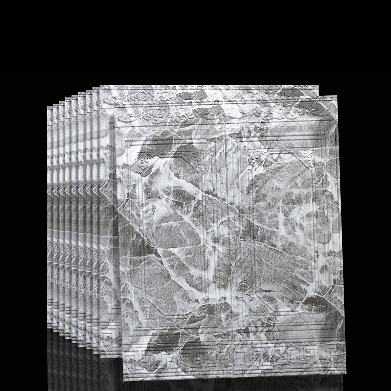 Contemporary Waterproof 3D Wainscoting Peel and Stick Indoor Wallboard Clearhalo 'Flooring 'Home Improvement' 'home_improvement' 'home_improvement_wall_paneling' 'Wall Paneling' 'wall_paneling' 'Walls & Ceilings' Walls and Ceiling' 1200x1200_de29da5b-472c-45c4-a6db-ef4d426cadf0