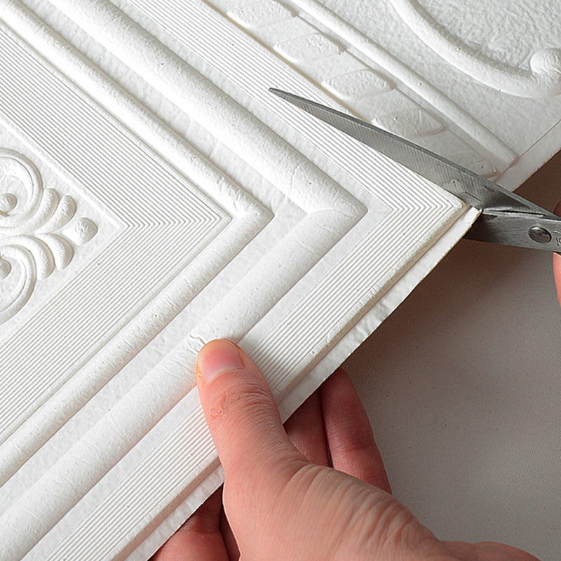 Contemporary Waterproof 3D Wall Covering Peel and Stick for Indoor Use