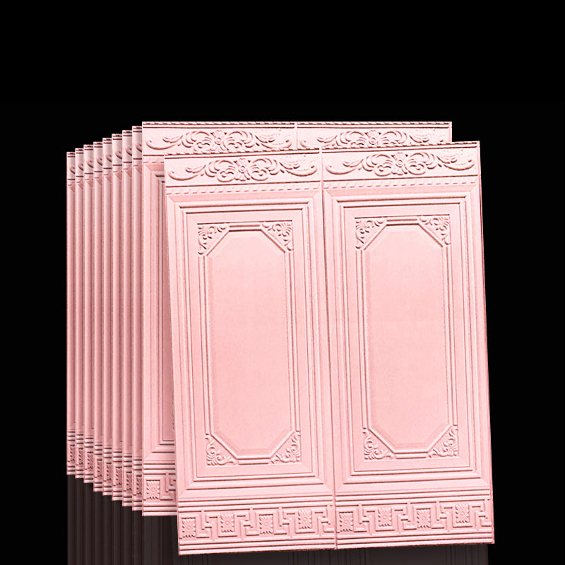 Contemporary Waterproof 3D Wainscoting Peel and Stick Indoor Wallboard Clearhalo 'Flooring 'Home Improvement' 'home_improvement' 'home_improvement_wall_paneling' 'Wall Paneling' 'wall_paneling' 'Walls & Ceilings' Walls and Ceiling' 7529592