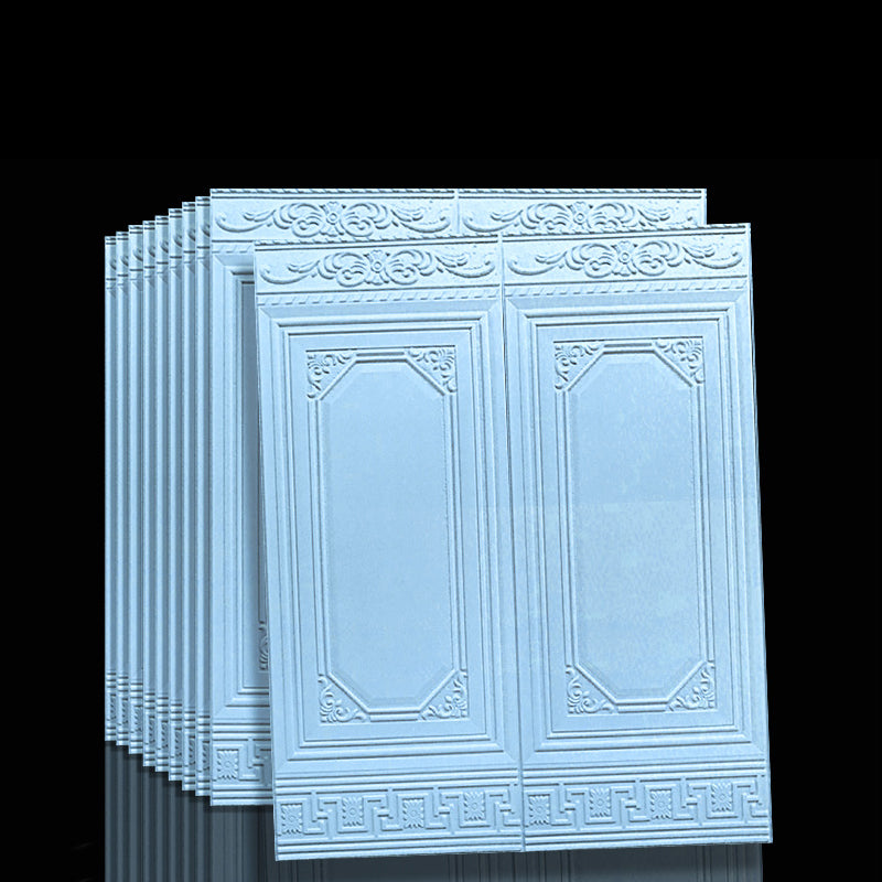 Contemporary Waterproof 3D Wainscoting Peel and Stick Indoor Wallboard Clearhalo 'Flooring 'Home Improvement' 'home_improvement' 'home_improvement_wall_paneling' 'Wall Paneling' 'wall_paneling' 'Walls & Ceilings' Walls and Ceiling' 1200x1200_f03cda60-575b-4729-b50c-ee2179c865b5