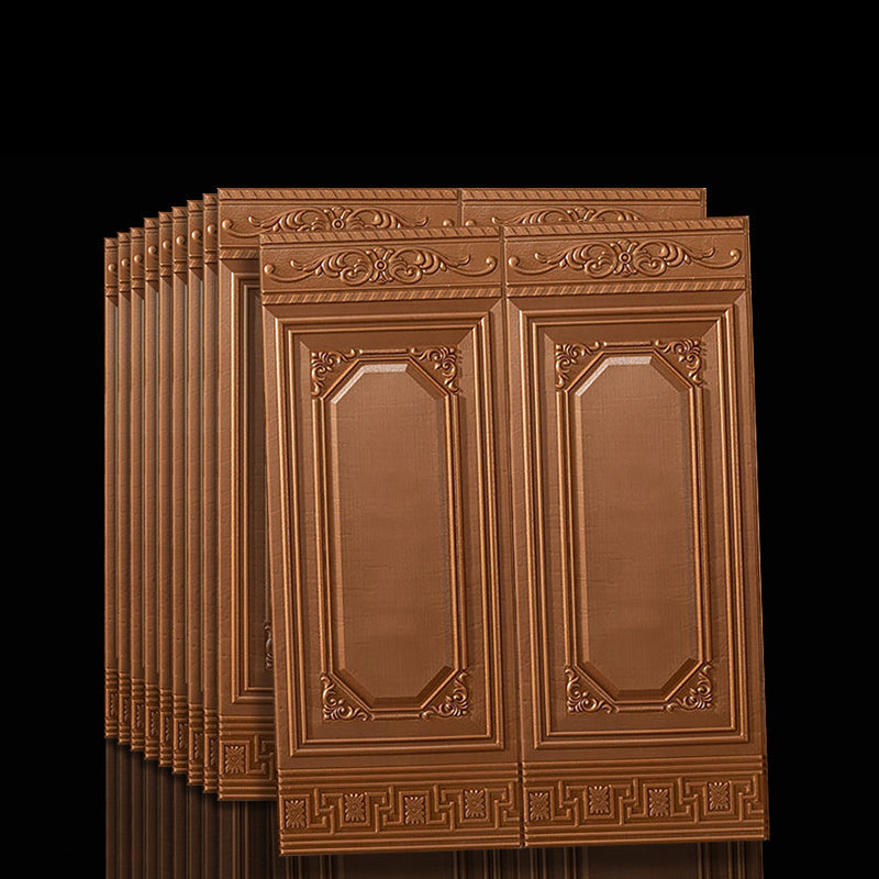 Contemporary Waterproof 3D Wainscoting Peel and Stick Indoor Wallboard Clearhalo 'Flooring 'Home Improvement' 'home_improvement' 'home_improvement_wall_paneling' 'Wall Paneling' 'wall_paneling' 'Walls & Ceilings' Walls and Ceiling' 7529596