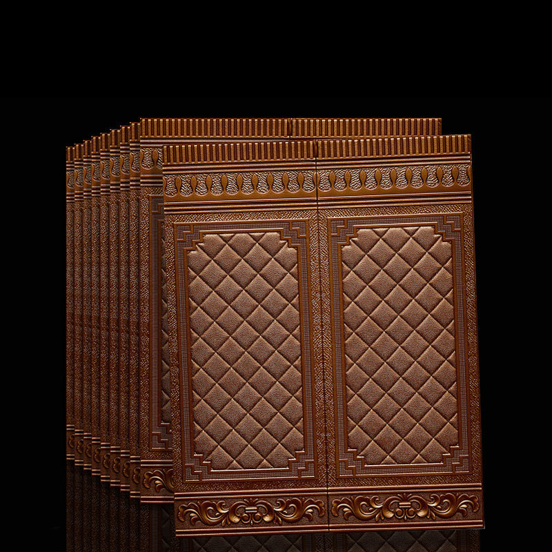 Contemporary Waterproof 3D Wainscoting Peel and Stick Indoor Wallboard Clearhalo 'Flooring 'Home Improvement' 'home_improvement' 'home_improvement_wall_paneling' 'Wall Paneling' 'wall_paneling' 'Walls & Ceilings' Walls and Ceiling' 7529600
