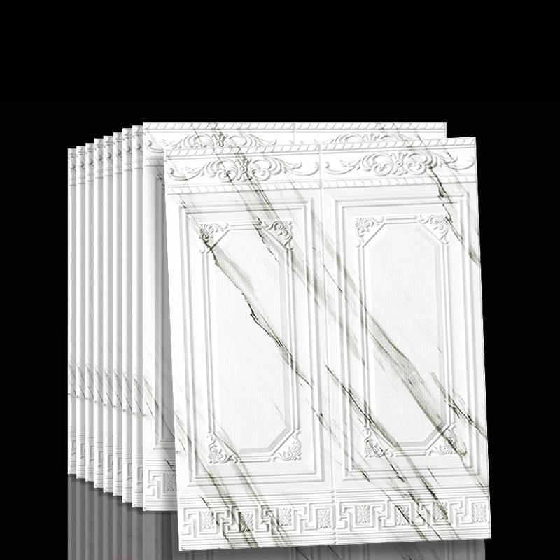 Contemporary Waterproof 3D Wainscoting Peel and Stick Indoor Wallboard Clearhalo 'Flooring 'Home Improvement' 'home_improvement' 'home_improvement_wall_paneling' 'Wall Paneling' 'wall_paneling' 'Walls & Ceilings' Walls and Ceiling' 1200x1200_5a2e1604-72db-4d65-9c38-d4e951aac8b5