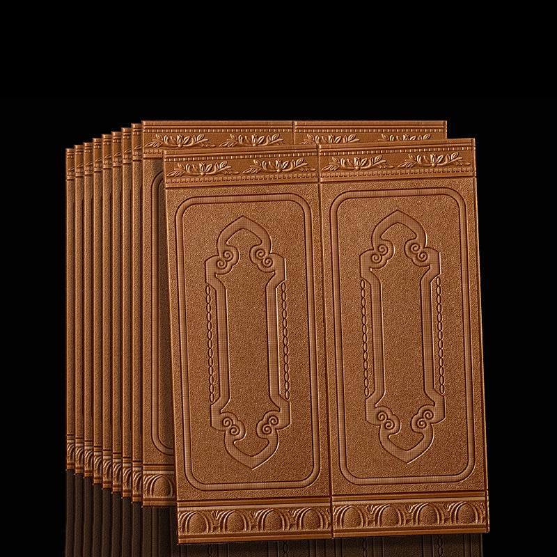 Contemporary Waterproof 3D Wainscoting Peel and Stick Indoor Wallboard Clearhalo 'Flooring 'Home Improvement' 'home_improvement' 'home_improvement_wall_paneling' 'Wall Paneling' 'wall_paneling' 'Walls & Ceilings' Walls and Ceiling' 1200x1200_7965d74b-611e-4db7-a68e-9876b89c692e