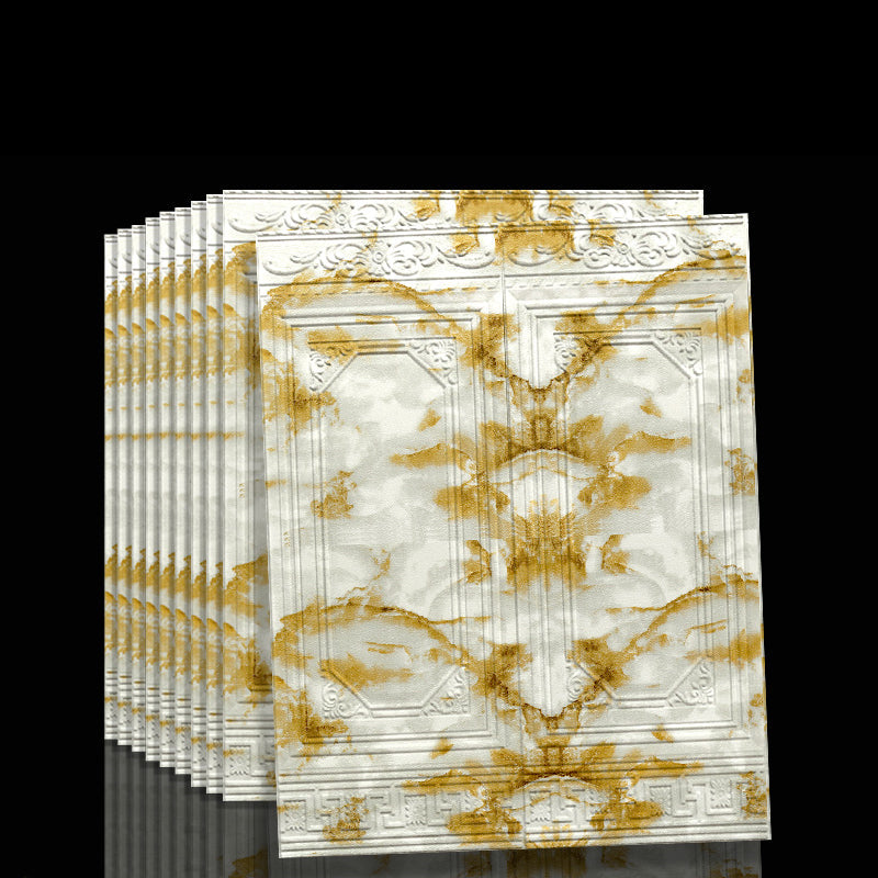 Contemporary Waterproof 3D Wainscoting Peel and Stick Indoor Wallboard Clearhalo 'Flooring 'Home Improvement' 'home_improvement' 'home_improvement_wall_paneling' 'Wall Paneling' 'wall_paneling' 'Walls & Ceilings' Walls and Ceiling' 1200x1200_2ec2da3a-a945-40de-98be-07850d9f87f6