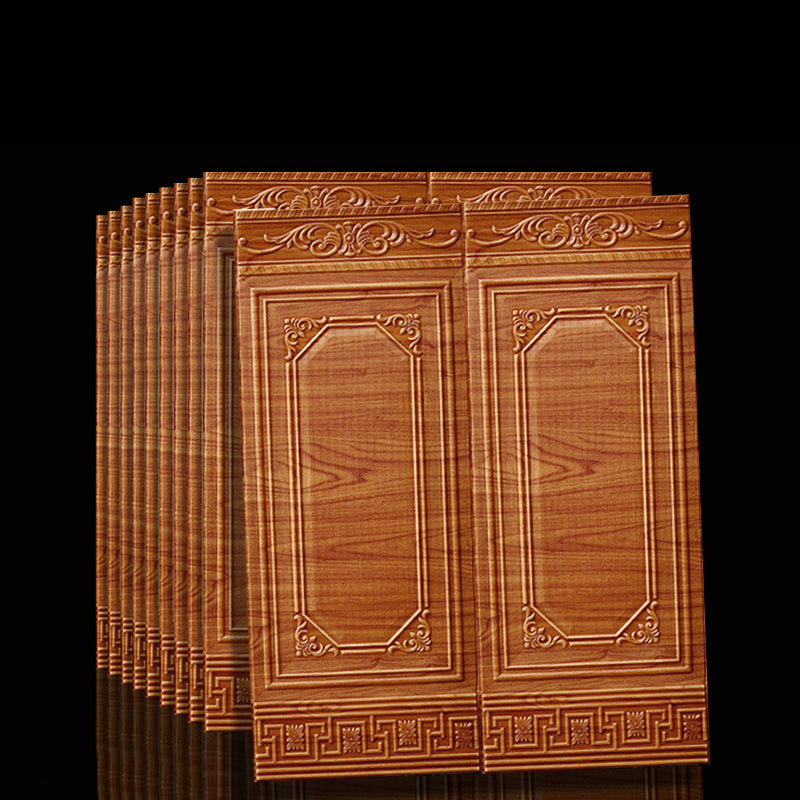 Contemporary Waterproof 3D Wainscoting Peel and Stick Indoor Wallboard Clearhalo 'Flooring 'Home Improvement' 'home_improvement' 'home_improvement_wall_paneling' 'Wall Paneling' 'wall_paneling' 'Walls & Ceilings' Walls and Ceiling' 1200x1200_5bbb229b-5fcb-497c-a847-b77ebca31913