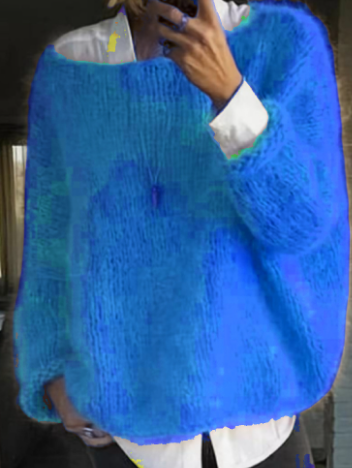Women’s Sweater | Oversized Fuzzy Knit & Off-Shoulder | High-Quality Fabric | Warm Comfort for Autumn and Winter