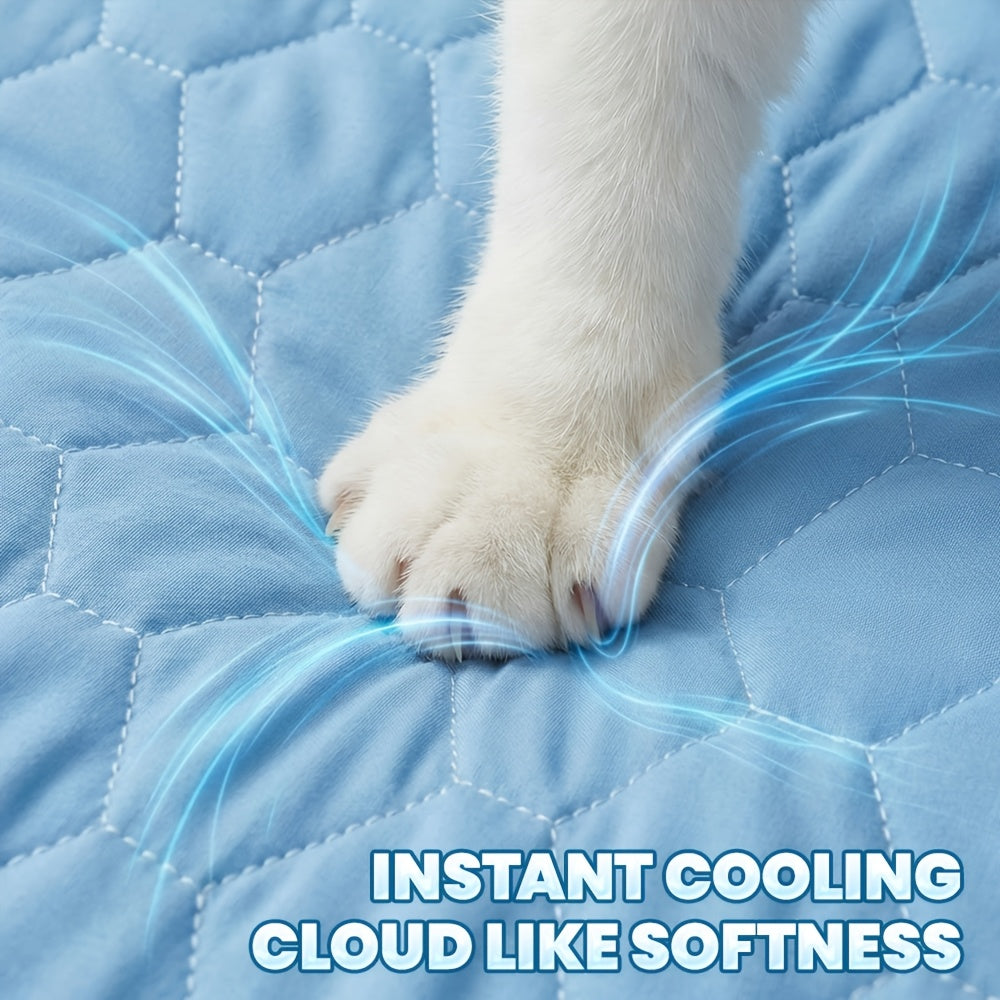 [2026 Ice-Cool Upgrade] Summer Pet Cooling Mat Cat Dog Bed | Highly Recommended by Pet Experts | Breathable Mesh Bed | Keeps Your Cat or Dog Cool and Comfortable All Summer Long, Suitable for Small, Medium, and Large Pets