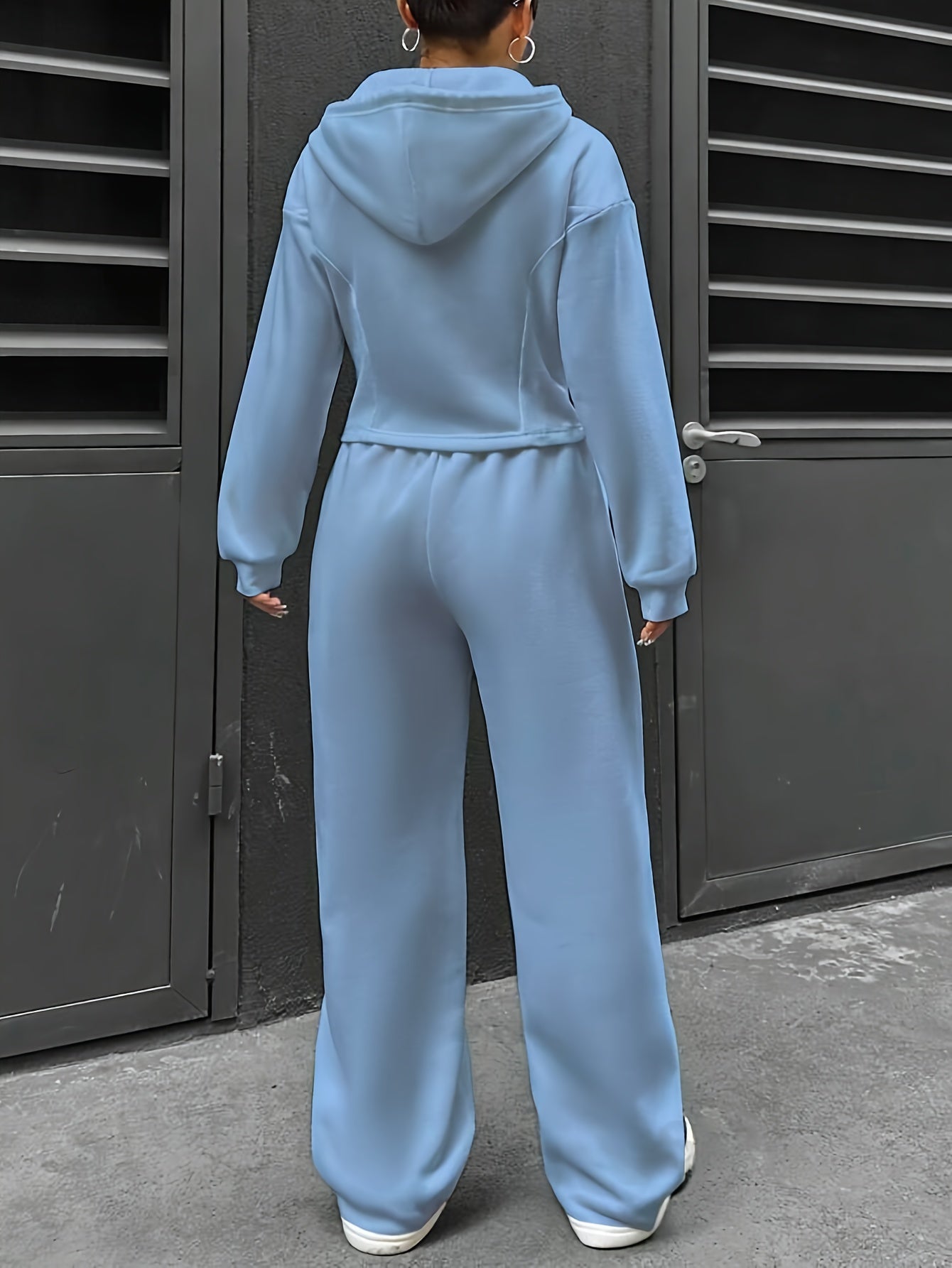 Hoodie and Sweatpants Set | Lightweight | Comfortable Everyday Wear | Polyester