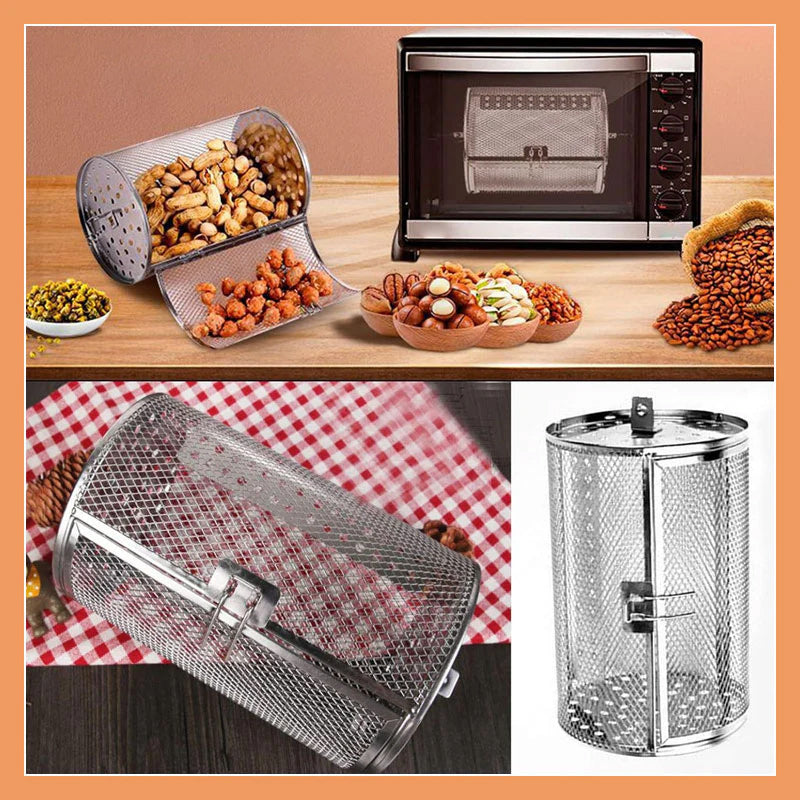 Air Fryer Rotisserie Basket – Ensures Even Cooking Each Use