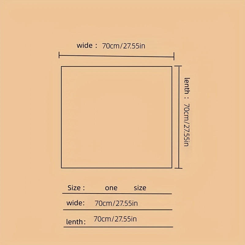 Square Scarf | Lightweight | Breathable Comfort | Polyester