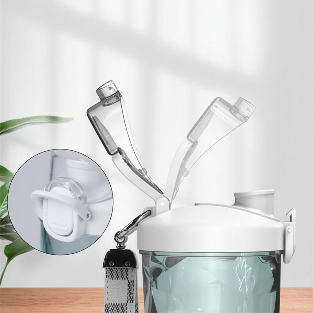 QuickBlend Go Portable Smoothie Maker with 4000 mAh Battery and 600 ml Capacity